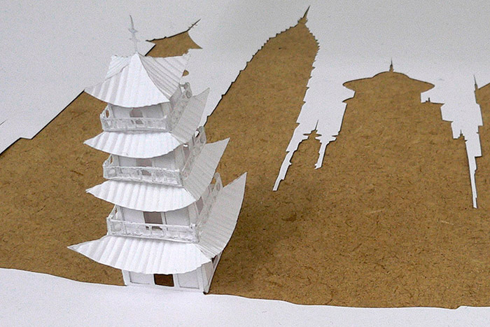 Danish artist creates unique paper art