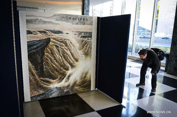 Chinese art exhibition opens at UN headquarters