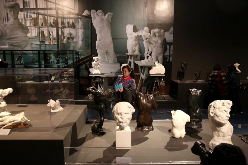 Rodin's sculptures on display in Beijing