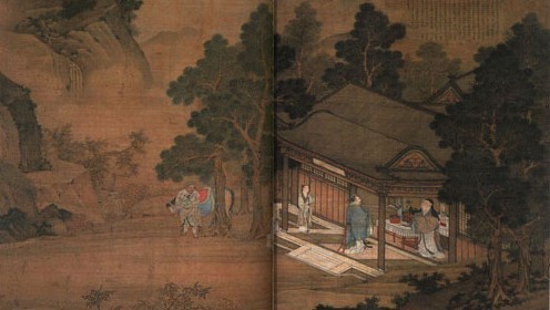 Paintings depicting the Dragon Boat Festival