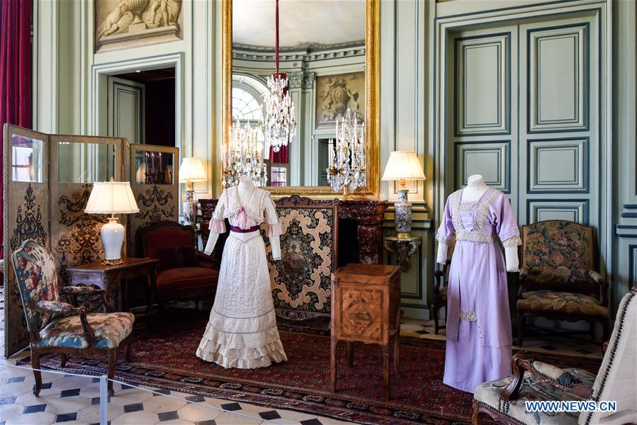 Exhibition of traditional costumes held in France