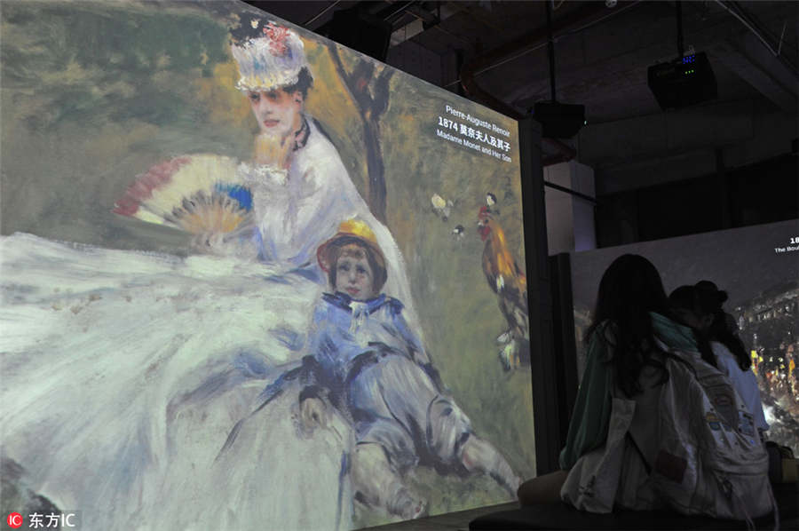 Exhibition on Monet brings immersive art experience