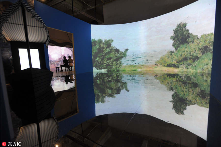 Exhibition on Monet brings immersive art experience