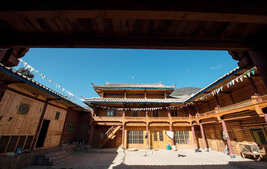 Mosuo village at Lugu Lake