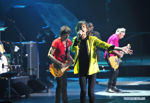 The Rolling Stones hold concert in Shanghai