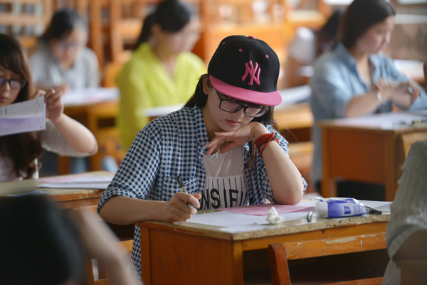 China's <EM>gaokao</EM> writing questions for 2014