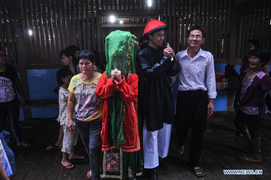 Traditional wedding of Benteng Chinese in Indonesia