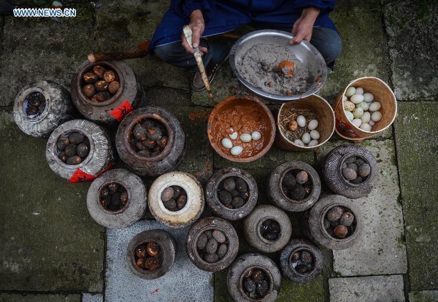 Food prepared for upcoming Dragon Boat Festival in China's Zhejiang