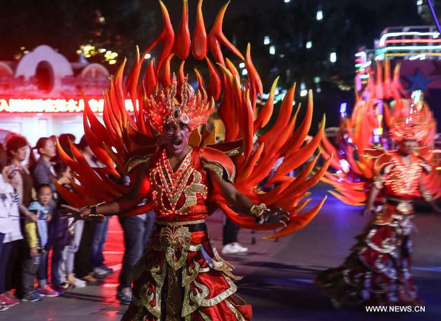 Halloween parade held in E China