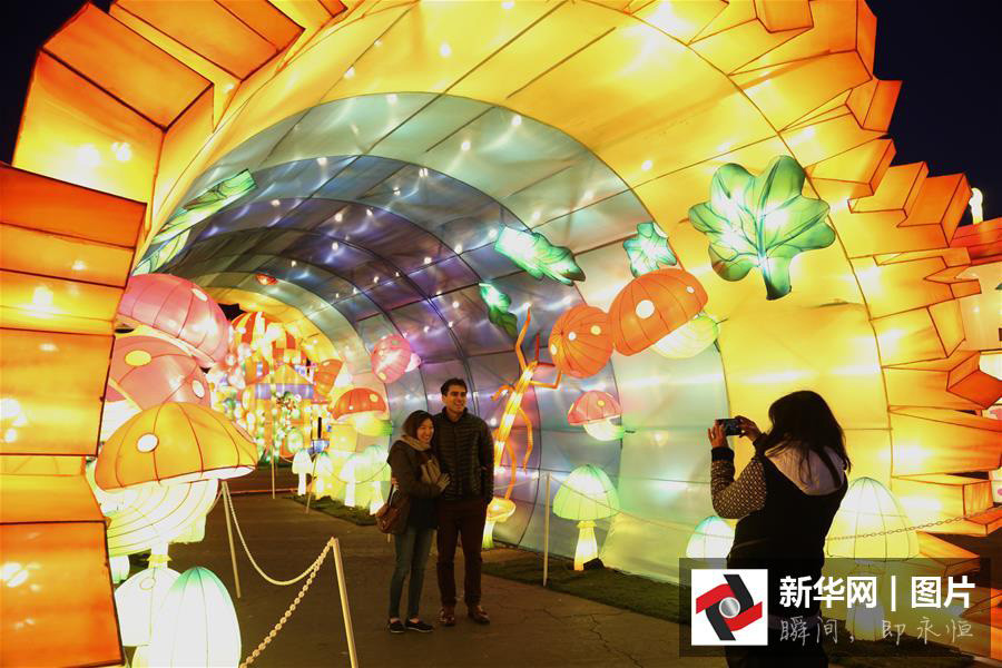 Chinese lantern show wows California