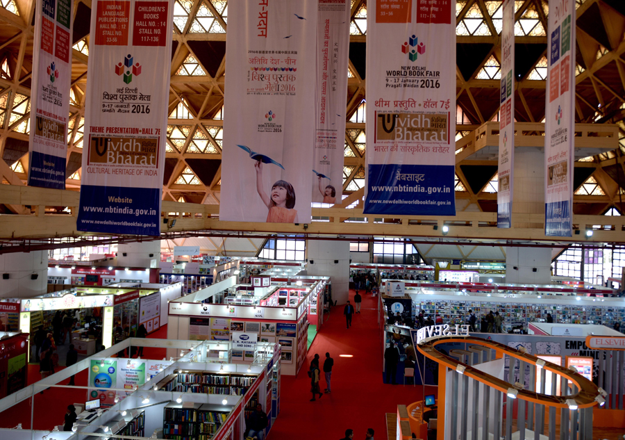 Highlights at the Chinese pavilion of the New Delhi book fair