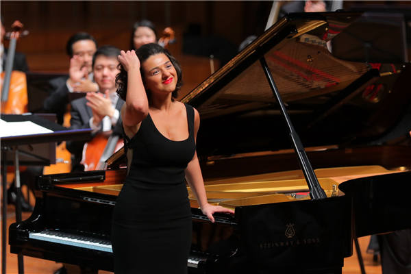 Georgian pianist returns to thrill with Chinese orchestra