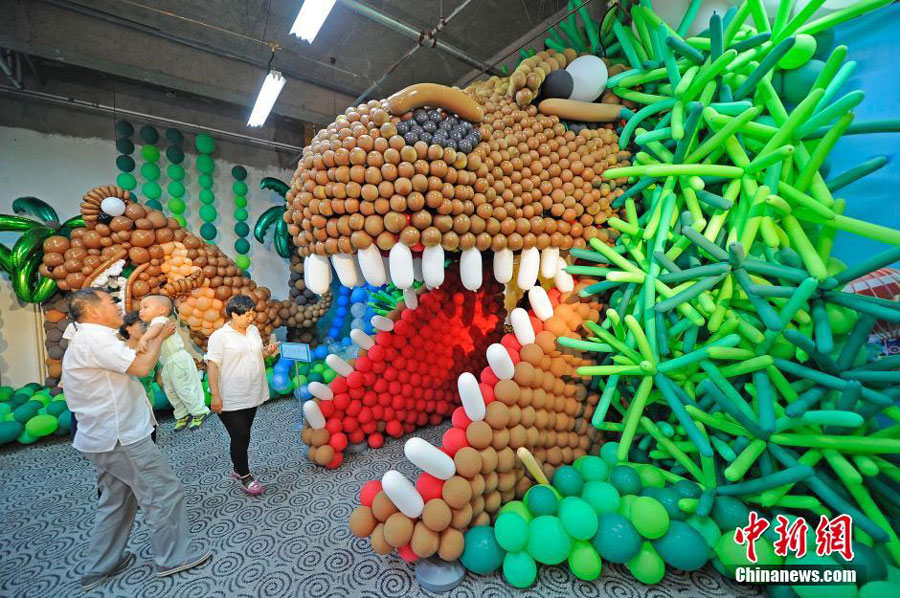 Asia's largest 4D balloon exhibition opens in Tianjin