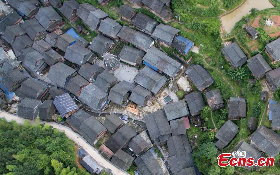 Dong village preserves old buildings and tradition