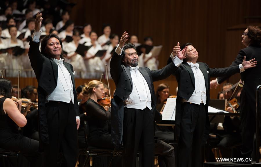 China's Three Tenors sing in Sydney Opera House