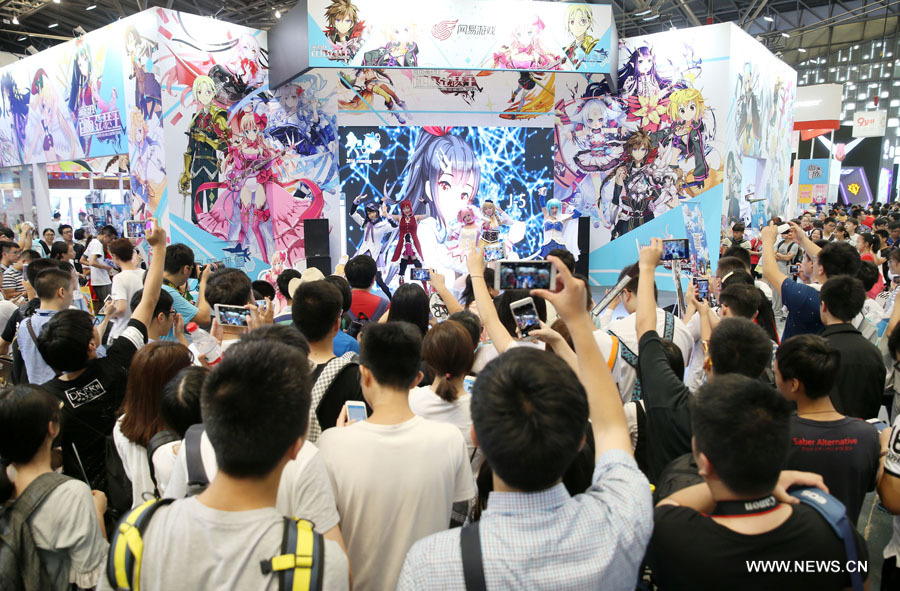 China Int'l Cartoon & Game Expo kicks off in Shanghai