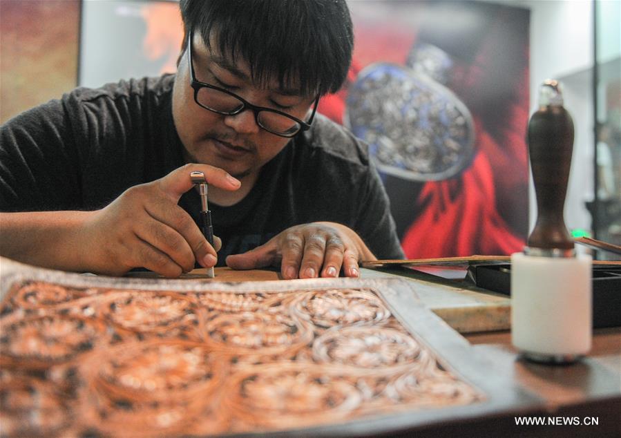 Traditional antique weapons exhibited in NE China