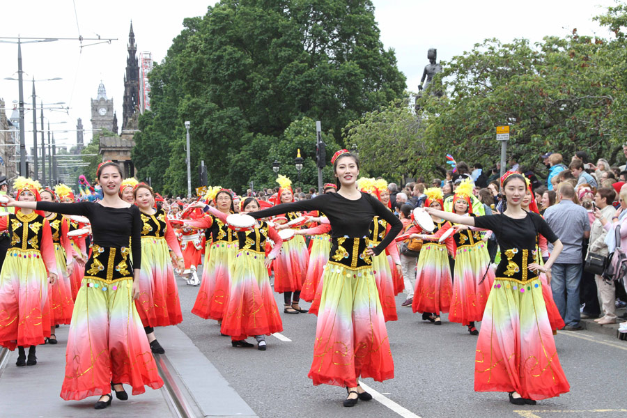 Chinese artists attend the 2016 Edinburgh Festival