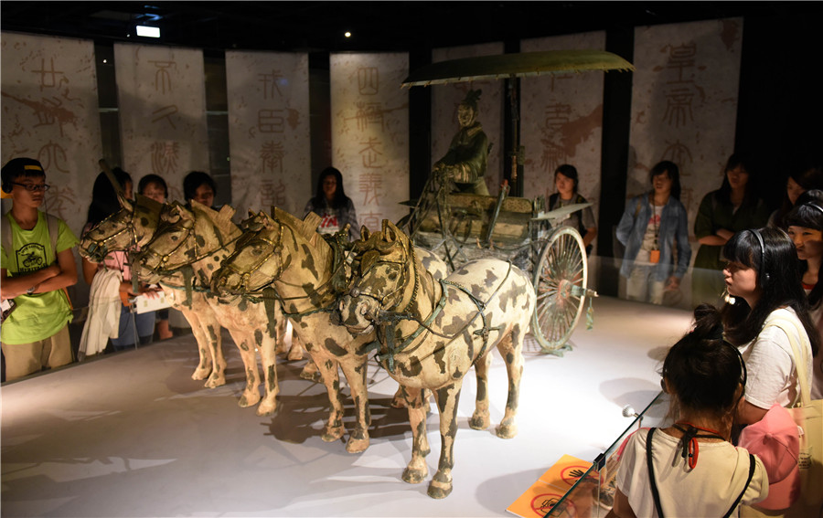 A look at exhibition featuring Qin Culture in SE China