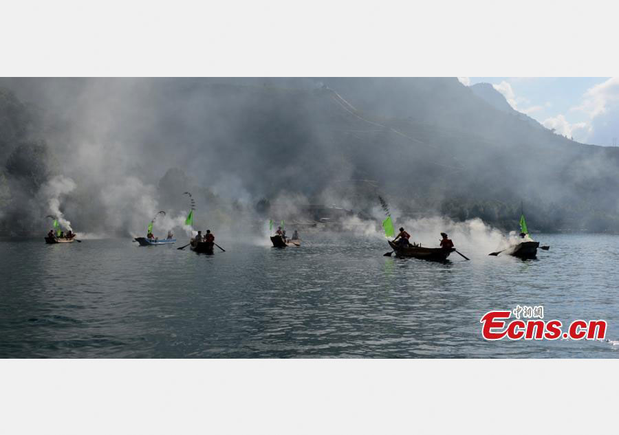 Mosuo people celebrate folk festival