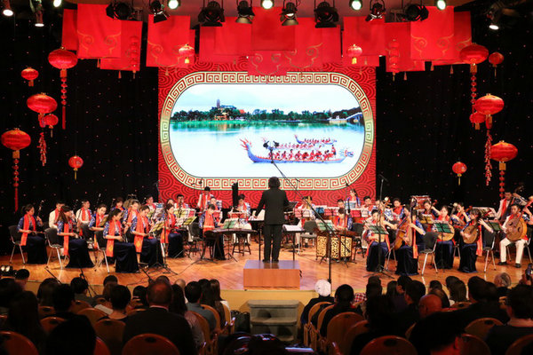 Musical performance rings in Chinese New Year in Kazakhstan