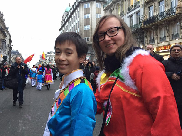 Chinese New Year parade held in Brussels