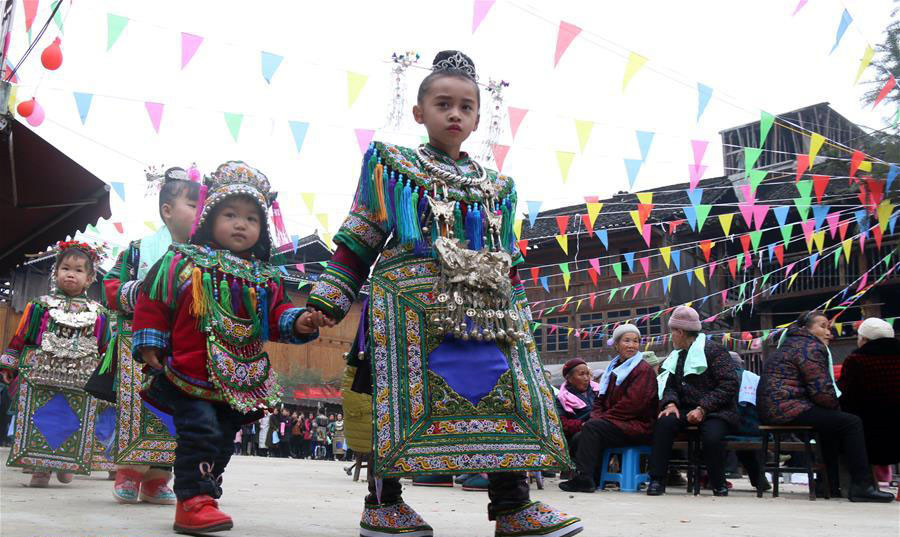 Rare festival held in Guizhou to celebrate Dong minority culture