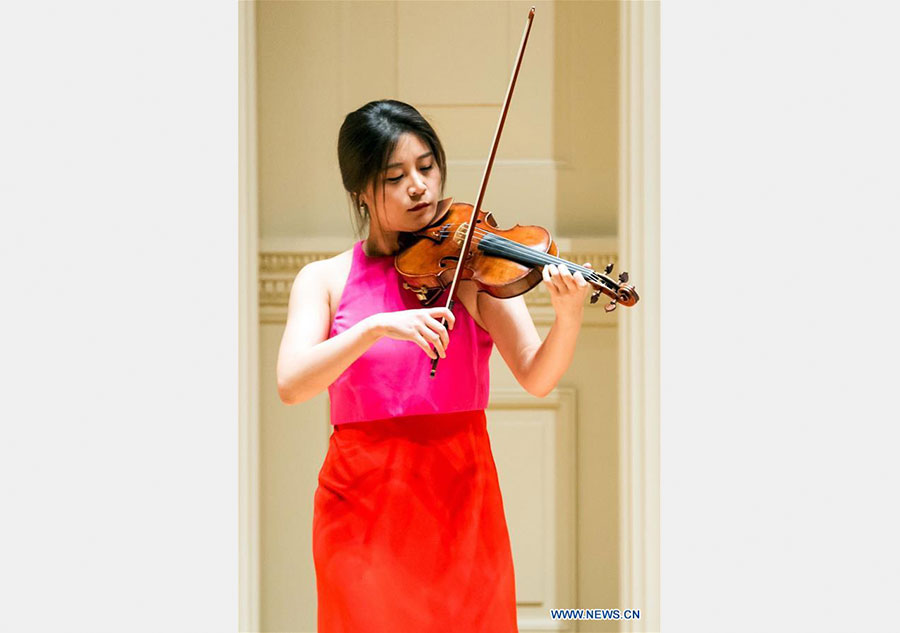 Chinese violinist Wang Jiazhi debuts at Carnegie Hall in New York