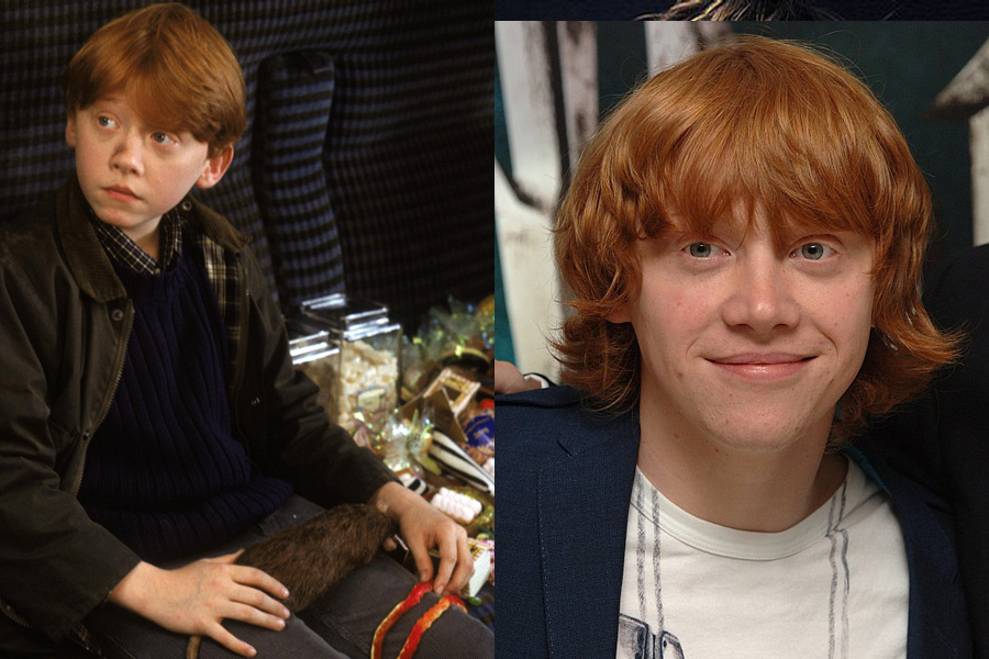 Now and then: Stars of Harry Potter