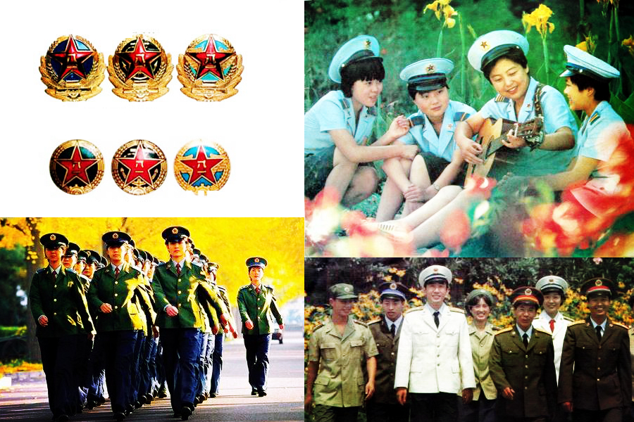 Changes in PLA's uniform after founding of PRC