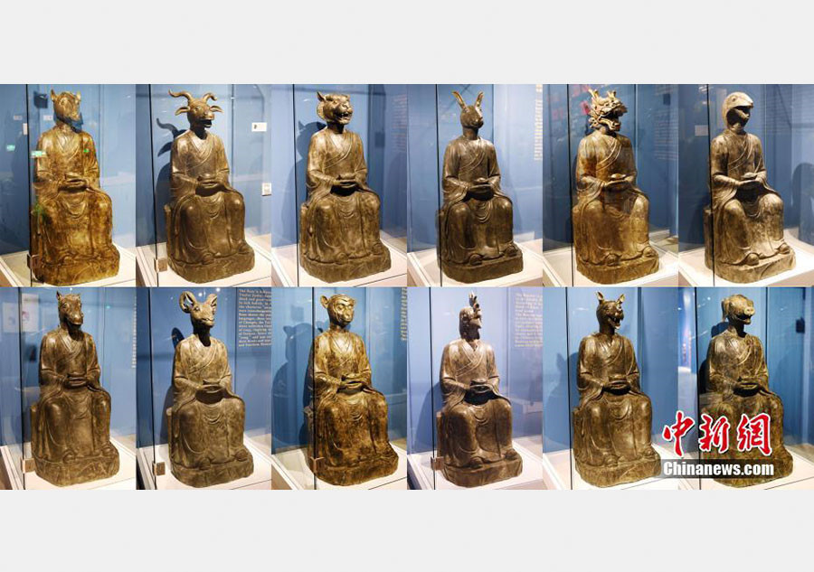 Rare Chinese zodiac statues go on display in Shanghai