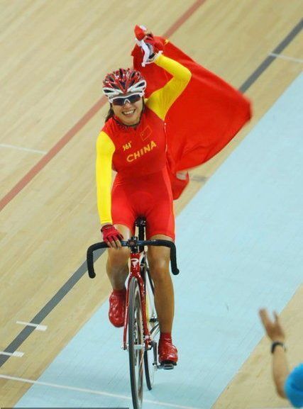 中國選手劉馨奪場地自行車女子記分賽金牌