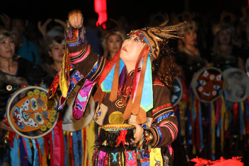 全國網絡媒體龍江行探訪饒河縣 體驗赫哲族祭江祭祀活動