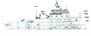 中國第一艘水下考古船重慶開建 能抗8級風浪