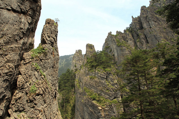 最長棧道揭“神農一景”神秘面紗