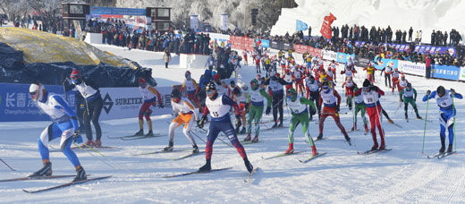 2013年中國(guó)長(zhǎng)春凈月潭瓦薩國(guó)際滑雪節(jié)盛裝啟幕