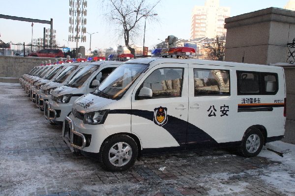 長春市公安局287輛巡防車用上4G網 可實時回傳監控信息