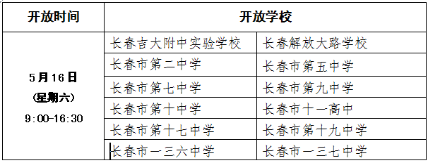 長(zhǎng)春32所普通高中本周末舉行招生宣傳開(kāi)放日活動(dòng)