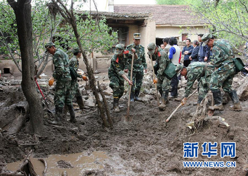 甘肅岷縣雹洪 災害因山區復雜地形加重(圖)