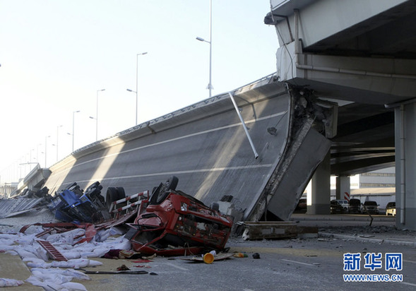 哈爾濱陽明灘大橋斷裂 4車墜橋3死5傷