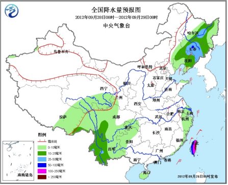 我國東北、華北等地將有降雨并伴有4～6℃降溫