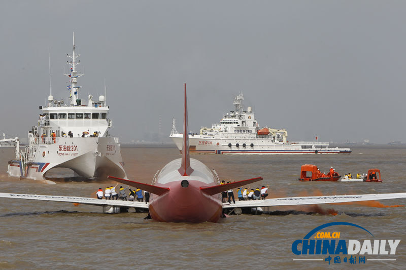 我國首次民用航空器遇險聯合搜救演習圓滿成功