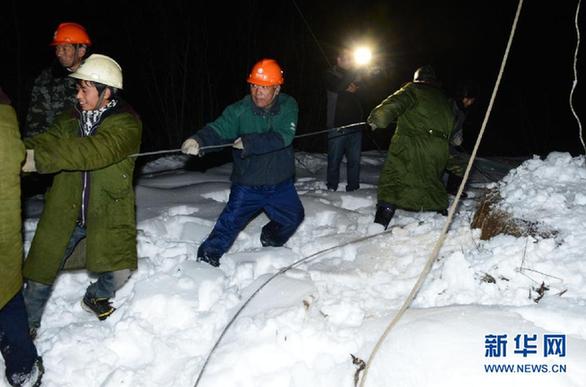 北京延慶暴雪后基本恢復供電