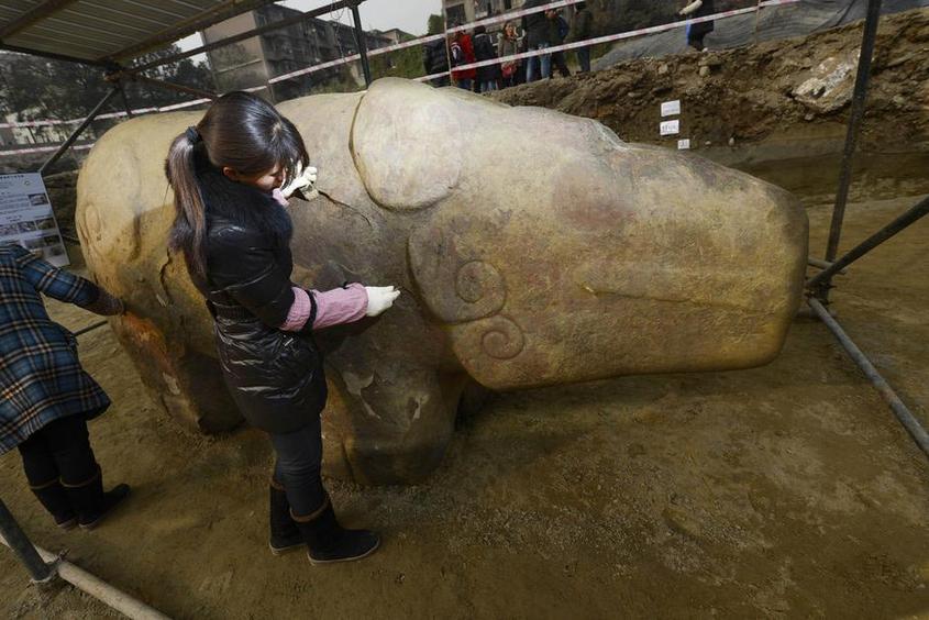 網傳神獸被挖引四川暴雨成災 專家稱屬無稽之談