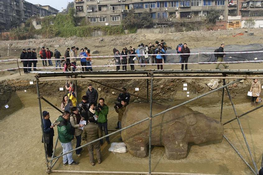 網傳神獸被挖引四川暴雨成災 專家稱屬無稽之談