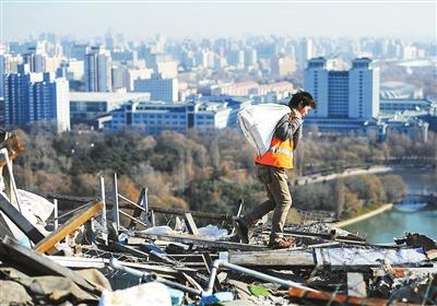 北京最牛違建主體拆完 房主很心痛：作品不見了