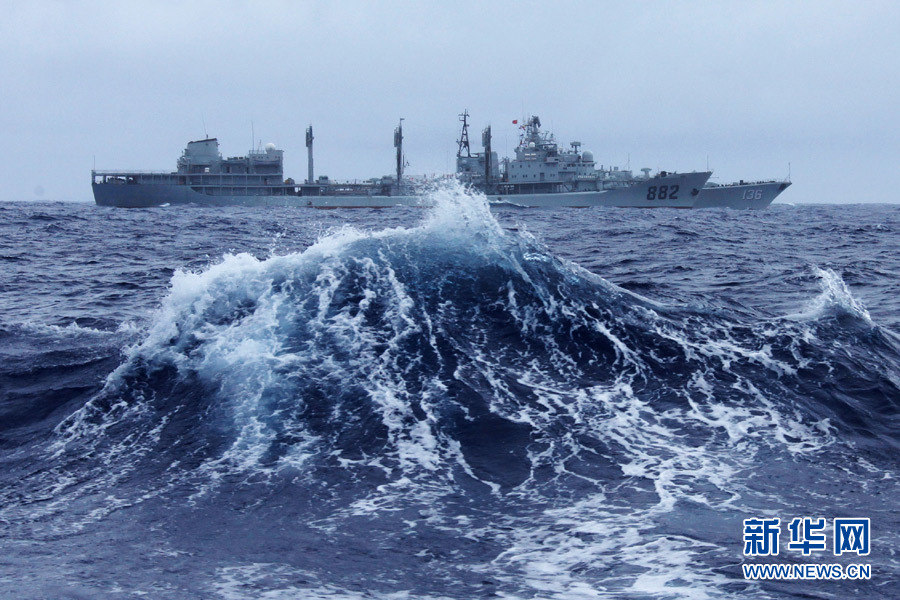 中國海軍編隊疑在西太平洋遭不明潛艇跟蹤