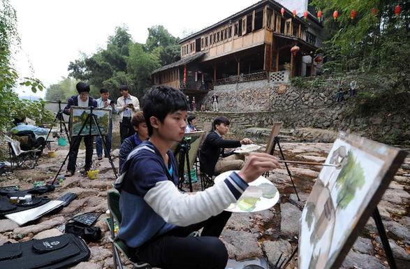 浙江麗水：文化“助陣”農家樂發展