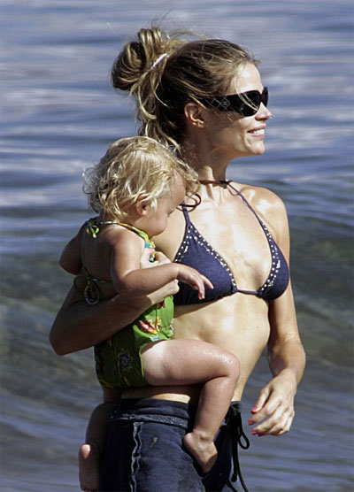 Denise Richards and her beautiful daughter