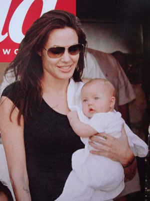 The very first Jolie-Pitt family photo